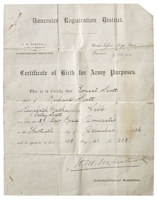 Lot 481 - Spitfire P9364. References and documents belonging to Sergeant Scott