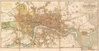 Lot 116 - London. Darton (W.), An Entire new Plan of the Cities of London & Westminster..., 1817