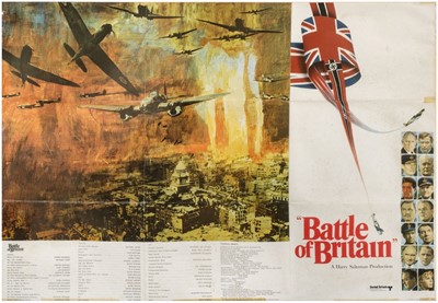 Lot 505 - Battle of Britain. Film poster circa 1969