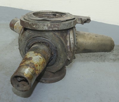 Lot 507 - Spitfire P9372. Centre section hub for propeller recovered from  P9372 shot down on 9 September 1940