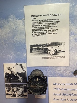 Lot 526 - Messerschmitt Me109. Turn and Bank Indicator