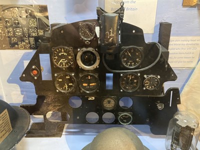 Lot 327 - Messerschmitt Me109. A rare instrument panel