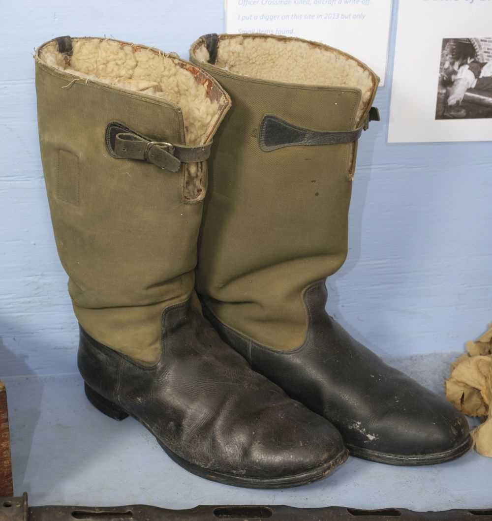 Lot 533 - Flying Boots. Pair of 1939 pattern flying boots