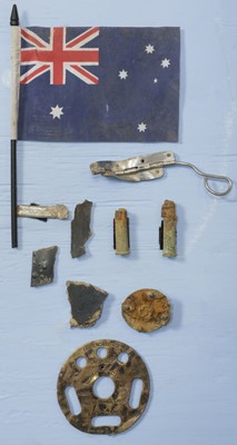 Lot 539 - Hurricane V6748. Relics recovered from Hurricane V6748 shot down on 30 September 1940