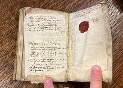 Lot 285 - Manuscript Volume. A manuscript notebook of observations on religion, circa 1655