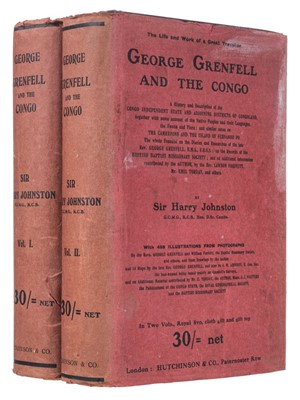 Lot 18 - Johnston (Harry). George Grenfell and the Congo, 1st edition, 2 volumes, 1908