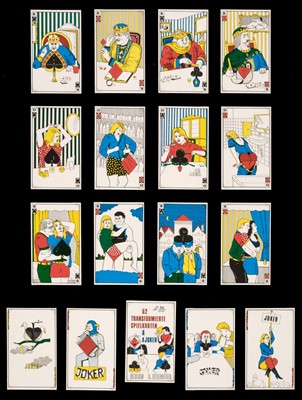 Lot 255 - German playing cards. Transformation pack, Munich: Siegfried Heilmeier, 1989, & 43 others