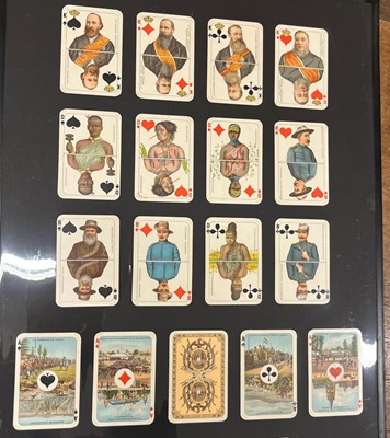 Lot 260 - Translucent playing cards. Playing Cards with hidden erotic illustrations, [Germany?], circa 1850