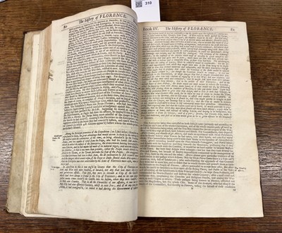 Lot 310 - Machiavelli (Niccolo). Works, 1695