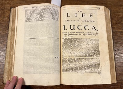 Lot 310 - Machiavelli (Niccolo). Works, 1695