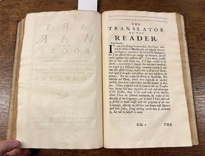 Lot 310 - Machiavelli (Niccolo). Works, 1695