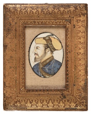 Lot 149 - Mughal School. A 19th century portrait miniature of Shah Jahan