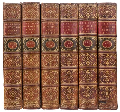Lot 350 - Gibbon (Edward). The History of the Decline and Fall of the Roman Empire, 6 volumes, 1776-1788