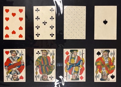 Lot 244 - German playing cards. Hamburg pattern, Christoffer, Cornelius & Peter Suhr, between 1818-1828
