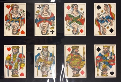Lot 244 - German playing cards. Hamburg pattern, Christoffer, Cornelius & Peter Suhr, between 1818-1828