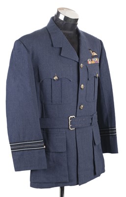 Lot 267 - Battle of Britain. RAF uniforms belonging to Wing Commander W. Sizer, DFC & Bar