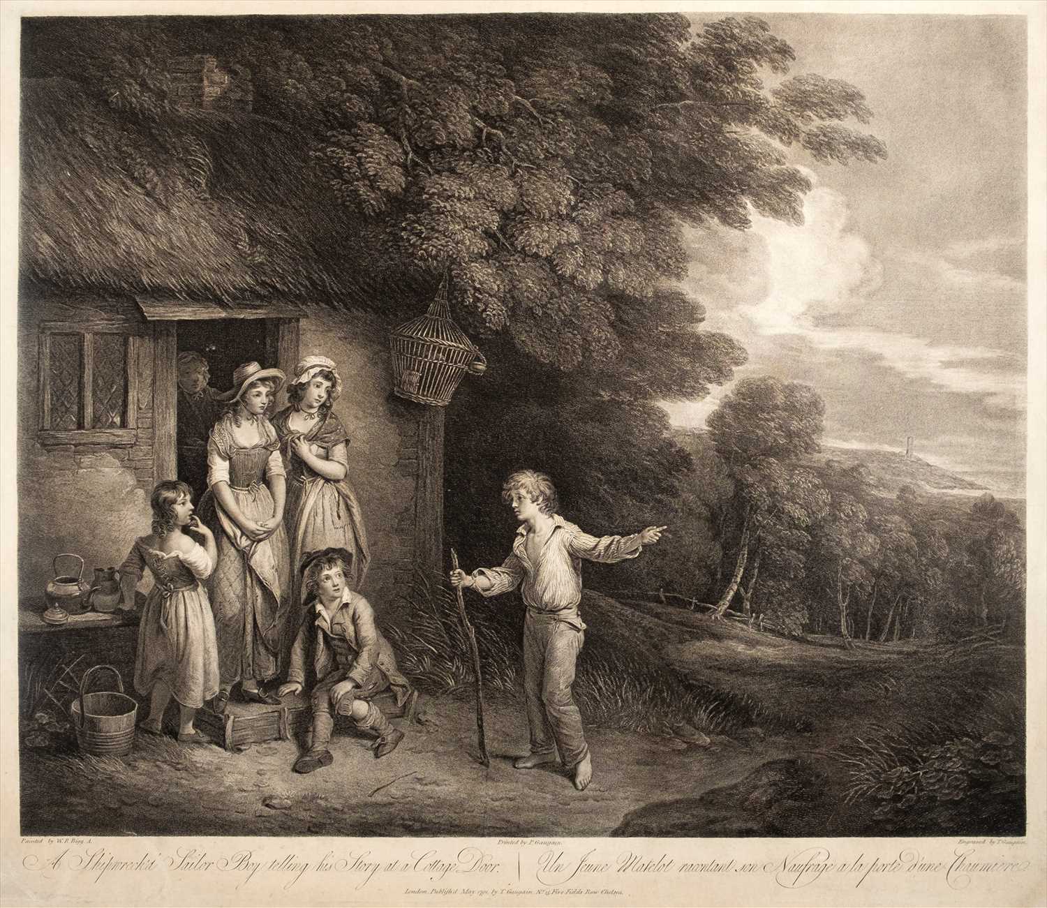 Lot 29 - Bigg (William Redmore, 1755-1828). Pair of engravings, late 18th century