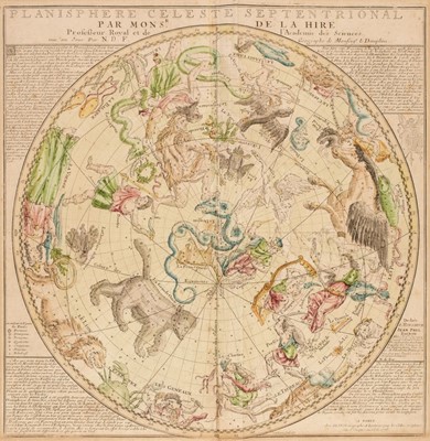Lot 96 - Celestial Maps. De Fer (Nicolas), Planisphere Celeste Septentrional..., Paris, circa 1770