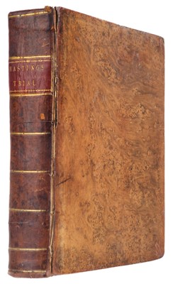 Lot 13 - Hastings (Warren). Debates of the House of Lords, 1797