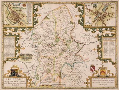 Lot 148 - Staffordshire. Speed (John), Stafford Countie and Towne..., Thomas Bassett & Richard Chiswell [1676]