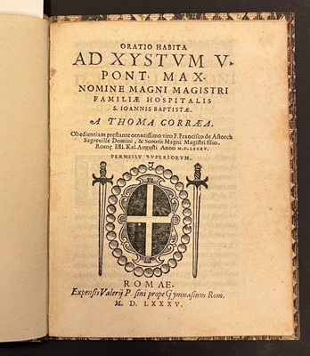 Lot 253 - Scarnati (Cesare). Discorso sopra la morte dell' illustrissimo etreverendiss, 1589