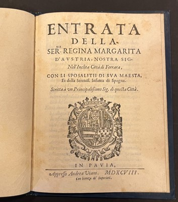 Lot 253 - Scarnati (Cesare). Discorso sopra la morte dell' illustrissimo etreverendiss, 1589
