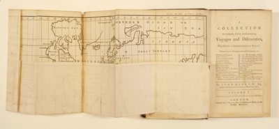 Lot 2 - Barrow (John). A collection of Authentic Voyages & Discoveries, 3 volumes, 1765