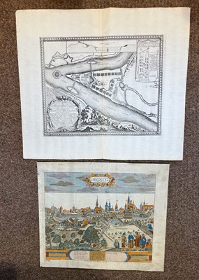 Lot 140 - Poland. A collection of 30 Polish town and city plans, 16th - 19th century