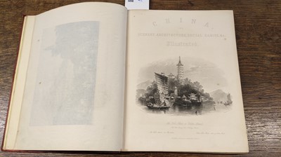 Lot 8 - Wright (G.N. & Thomas Allen). China, in a Series of Views, 2 volumes (of 4), [1843]
