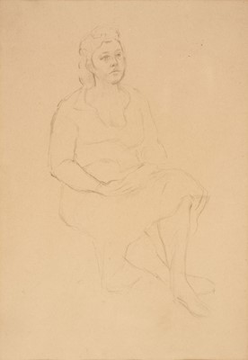 Lot 176 - Coldstream (William, 1908-1987). Thelma, 1936, pencil