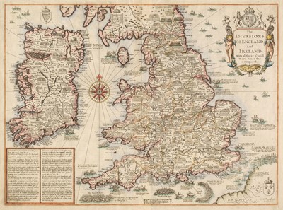 Lot 99 - England, Ireland & Wales. Speed (John), The Invasions of England and Ireland, 1676