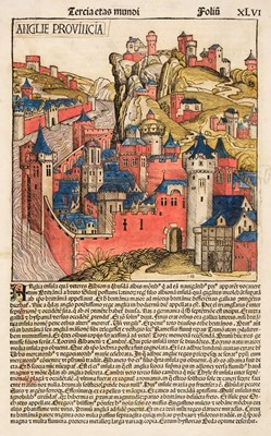 Lot 144 - Schedel (Hartman). Anglie Provincia, 1493