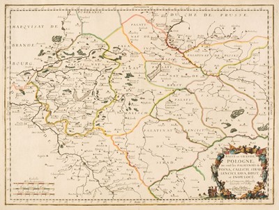 Lot 141 - Poland. Sanson (Nicolas), Basse ou Grande Pologne..., Paris, 1665 [but 1703]