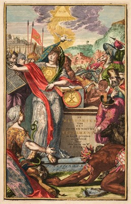 Lot 294 - Basnage (Jacques). Le grand tableau de l'univers, ou, L'histoire..., 1714