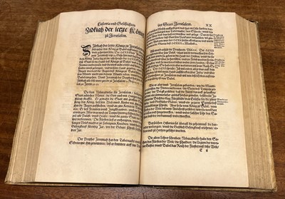 Lot 240 - Reissner (Adam). Jerusalem, die alte Haubtstat der Juden, 2 vols. in one, 1563