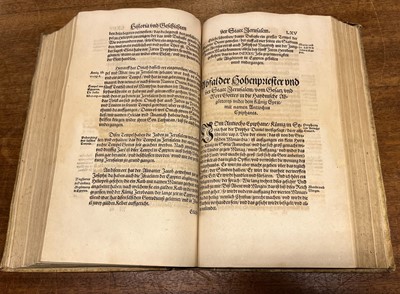 Lot 240 - Reissner (Adam). Jerusalem, die alte Haubtstat der Juden, 2 vols. in one, 1563