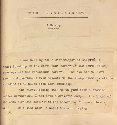 Lot 198 - Allison (James Murray, 1877-1929). A bound volume containing typed poems by the author, circa 1920