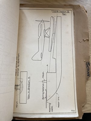 Lot 262 - Schneider Trophy. Notes on High Speed Flight, 1931 collected by Wing Commander A.H. Orlebar, A.F.C