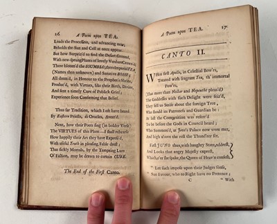 Lot 316 - Tate (Nahum). Panacea: a poem upon tea: in two canto's, 1st ed., 1700