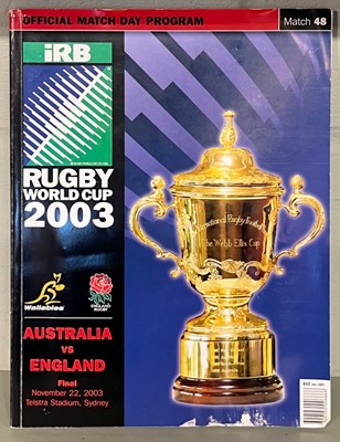 Lot 225 - Rugby World Cup 2003. Official Match Day Program. Match 48. Australia vs England, Final, Nov 2003