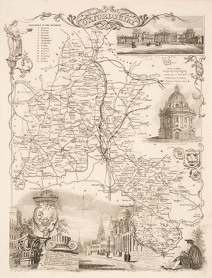 Lot 126 - Moule (Thomas). A collection of 55 county maps, circa 1845