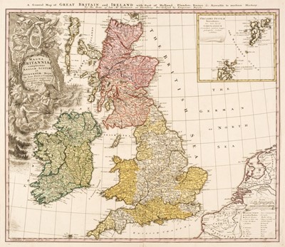 Lot 85 - British Isles. Homann (Johann Baptist). Magna Britannia complectens..., 1729 [or later]