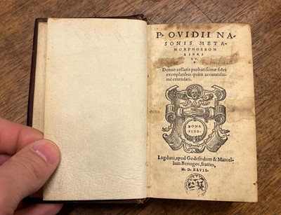 Lot 233 - Ovidius Naso (Publius). Metamorphoseon libri XV, 1547