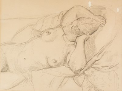 Lot 172 - Smith (Matthew, 1879-1959). Reclining Nude, 1931, pencil