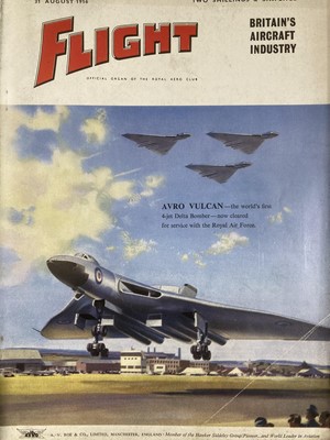 Lot 244 - Flight magazine. Flight and Aircraft Engineer, 207 issues, 1944-1961