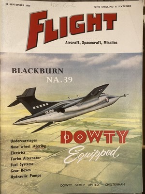 Lot 244 - Flight magazine. Flight and Aircraft Engineer, 207 issues, 1944-1961