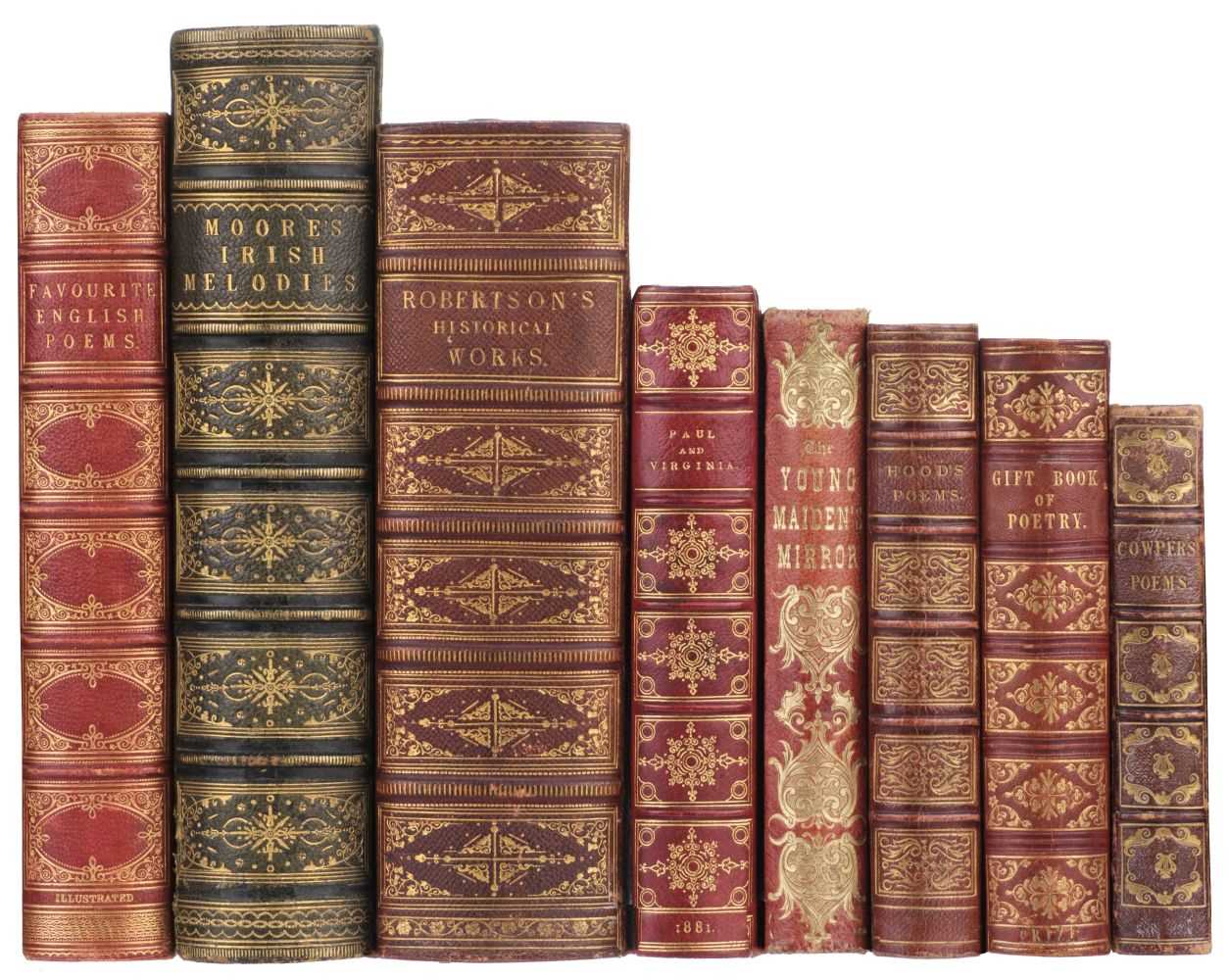 Lot 373 - Bindings. Favourite English Poems of the two last centuries, 1859