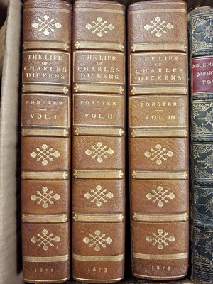 Lot 433 - Forster (John). The Life of Charles Dickens, 3 volumes, 1st edition, London: Chapman & Hall, 1872-74