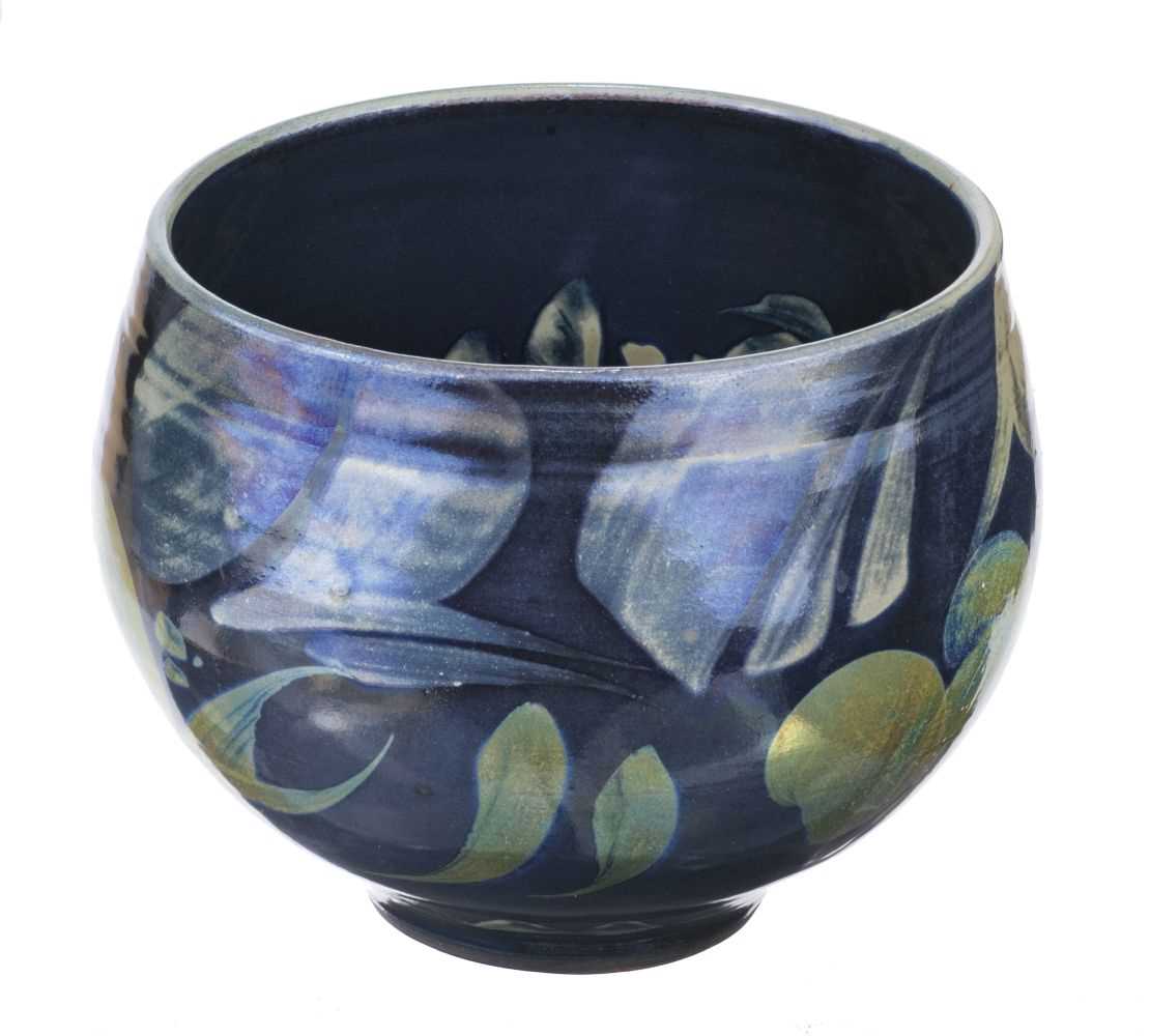 Lot 402 - Caiger-Smith MBE (Alan, 1930-2020). 'Deep Gypsy' earthenware bowl