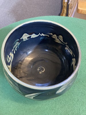 Lot 402 - Caiger-Smith MBE (Alan, 1930-2020). 'Deep Gypsy' earthenware bowl